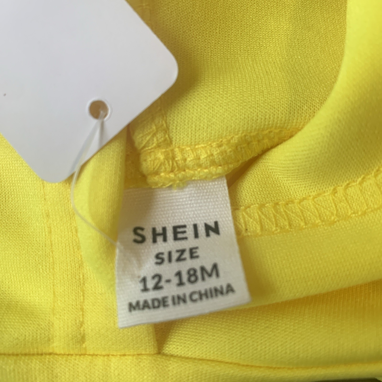 Shein Jumpman Kids Sleeveless Hoodie Tank & Shorts 2 PC Set Yellow Black [Size]