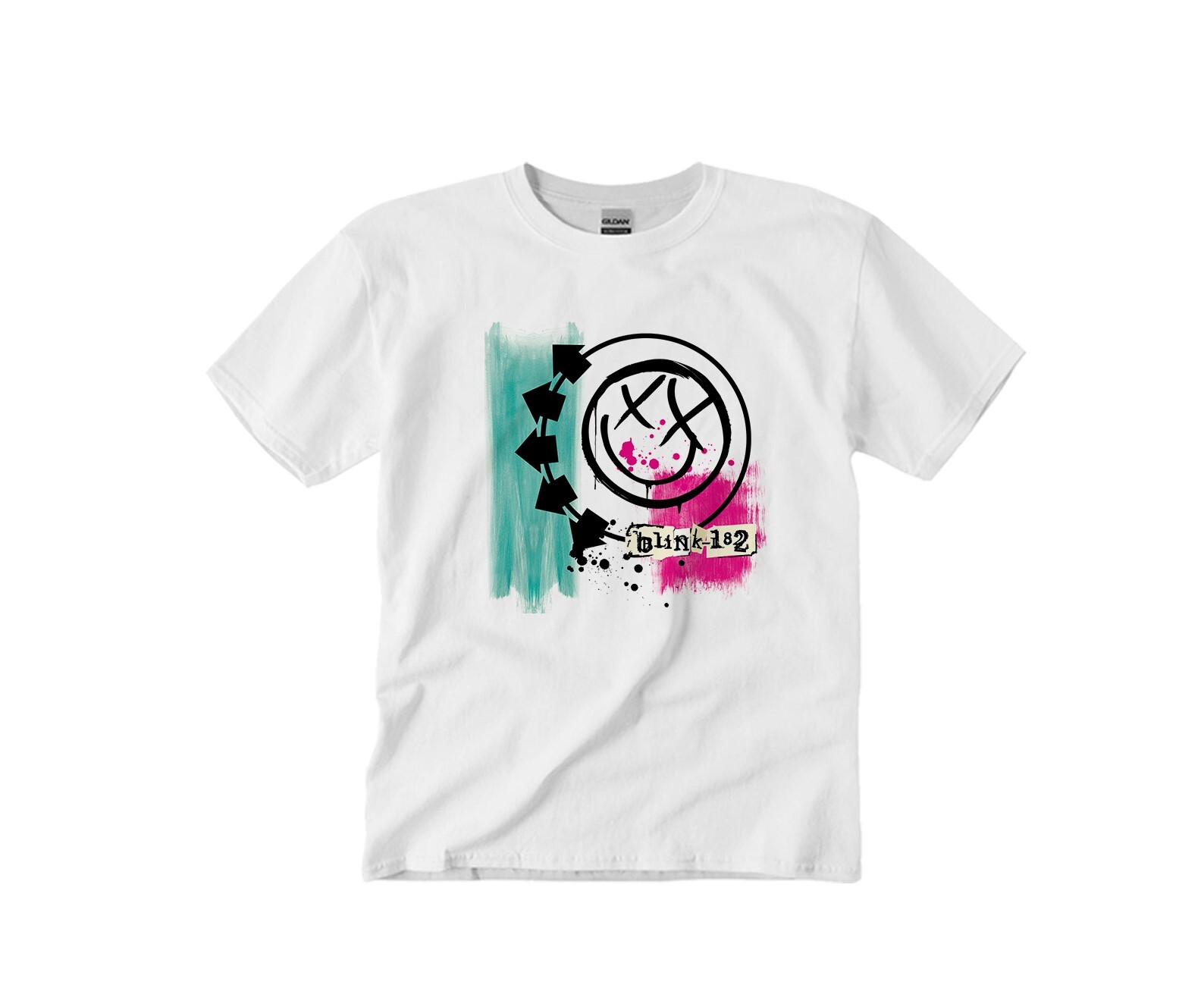 Blink 182 Self Titled T Shirt KID TODDLER Short Sleeve White Graphic Print New