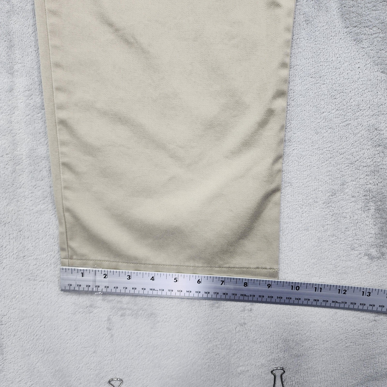 Dockers Pants Mens 36×34 Beige Regular Fit Flat Front Chino Straight Khakis