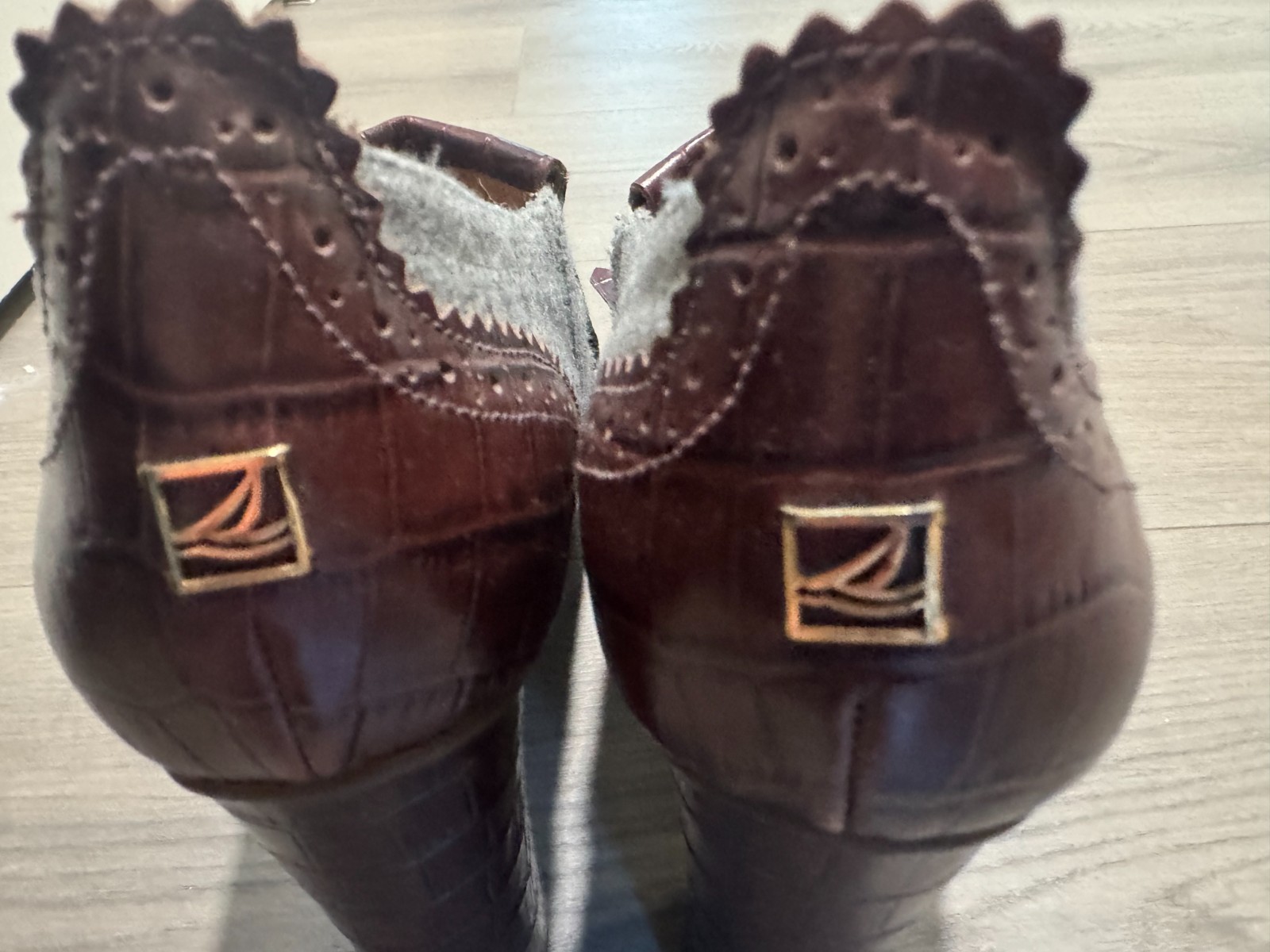 Sperry Brown High Heels, 4in Heels Size 10 (Good Condition)