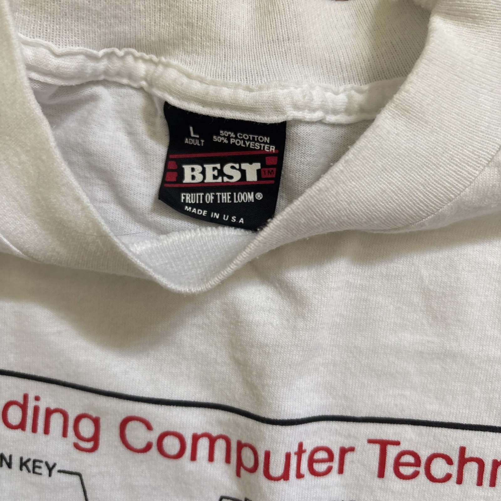 Vintage Novelty Graphic Tshirt Large Single Stitch 80s 90s