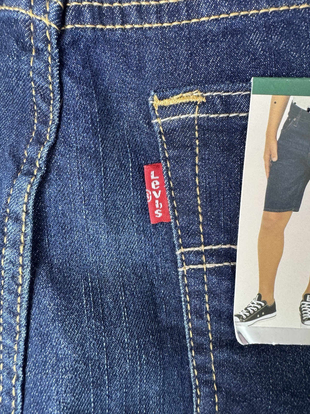 Levi’s 511 14 Regular Boys Denim Shorts Comfort Stretch Waist NWT