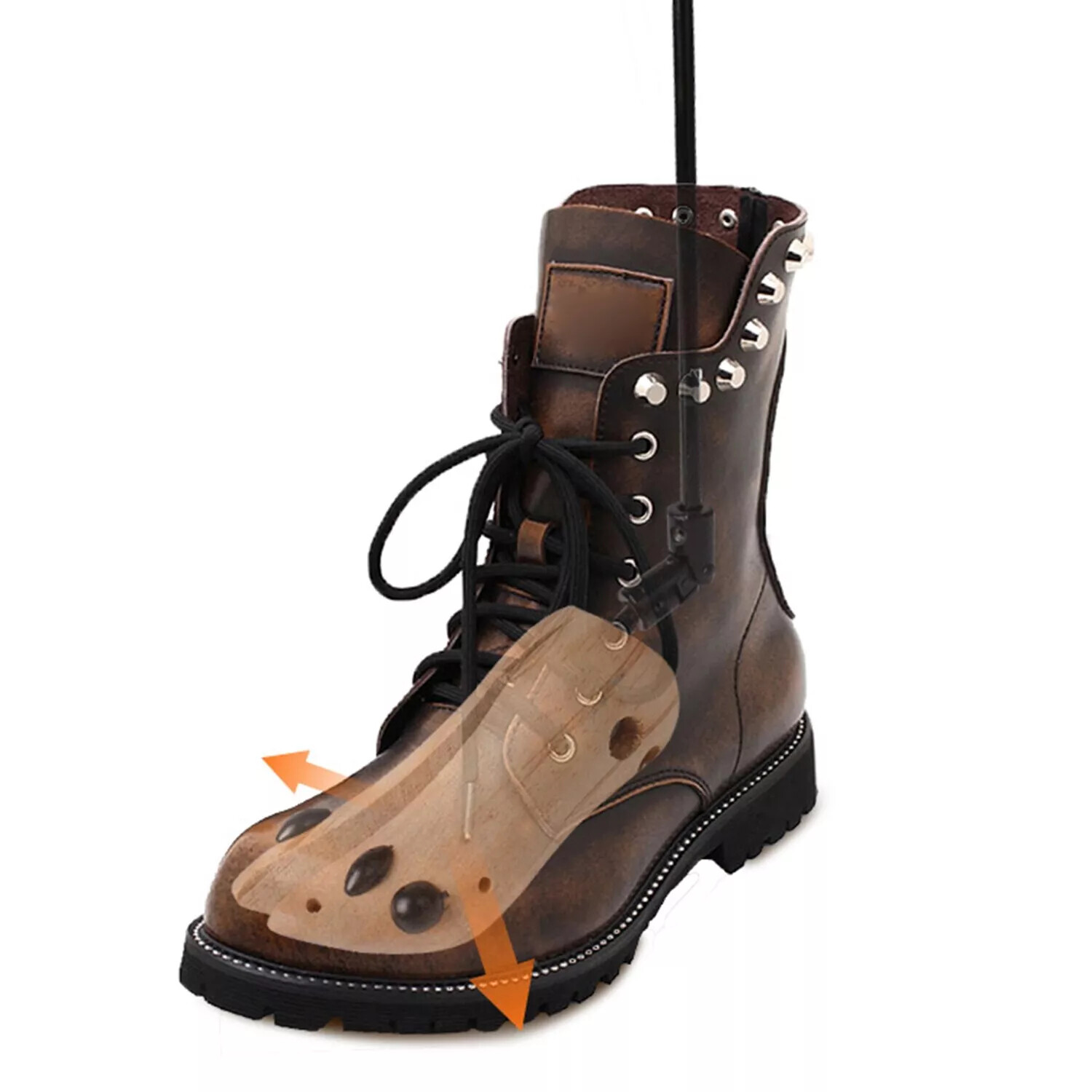 1 Pair Boot Stretcher Wooden Shoe Shaper Western Cowboy Boot Expander for Men