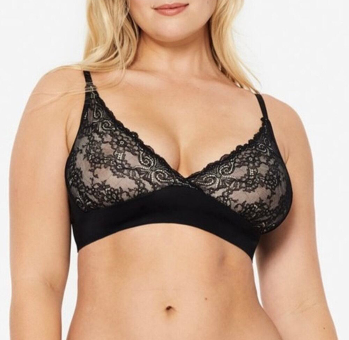 RUBY RIBBON LACE SECOND SKIN DEMIETTE #1776 NEW!