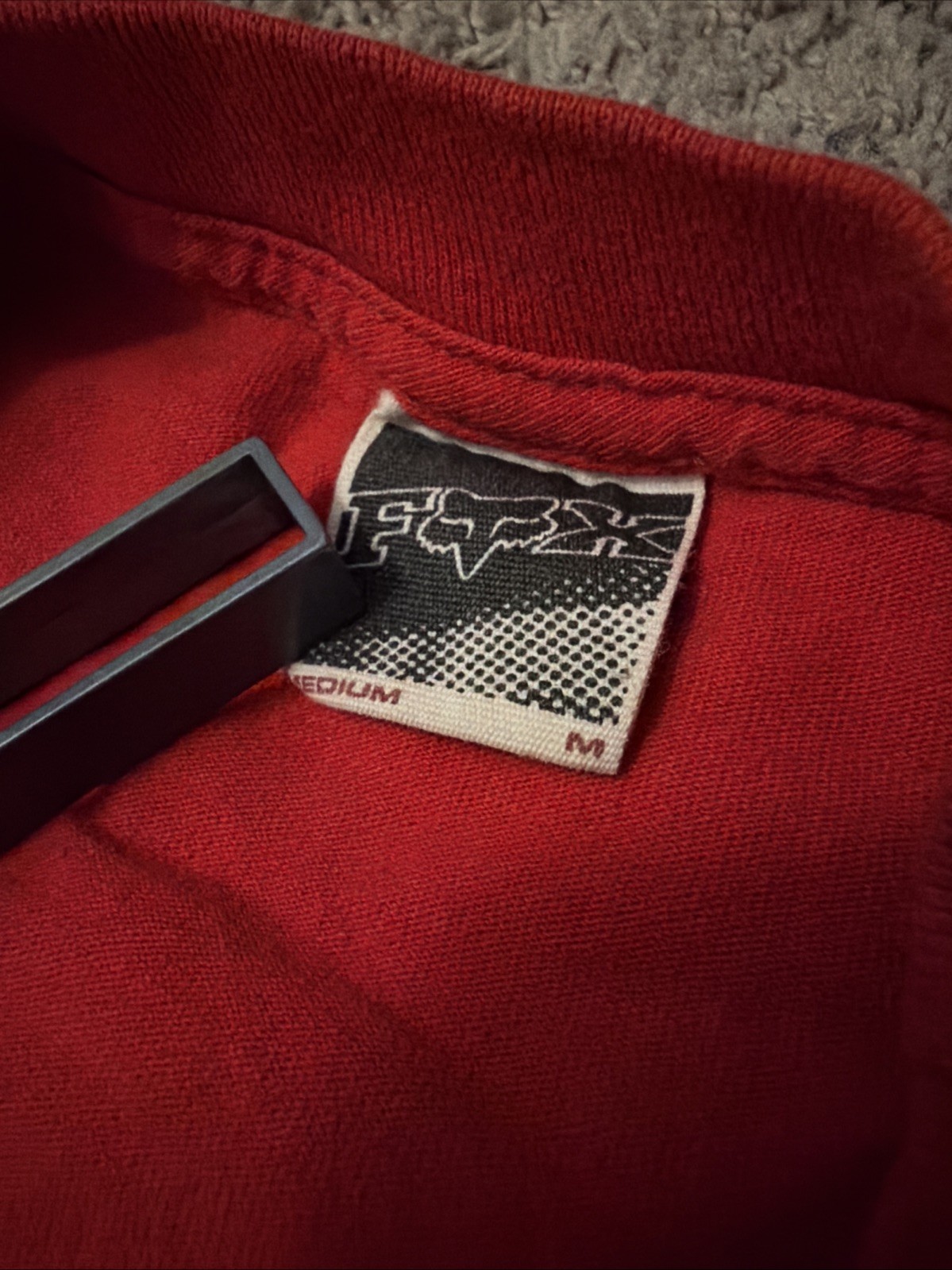 Vintage Fox Racing Motocross MX Y2K Graphic Men’s Red Faded Tee Size M