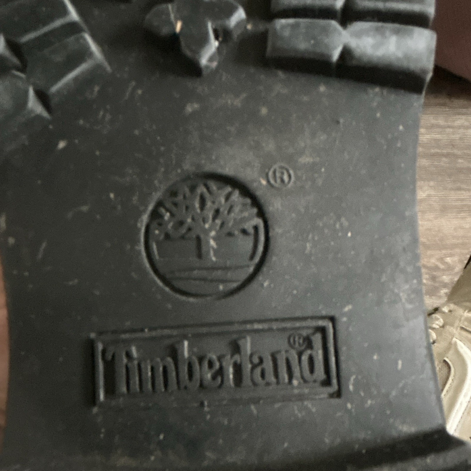 Timberland Men’s Black Leather Lace-Up Ankle Work Boots US 9 M Rubber Sole