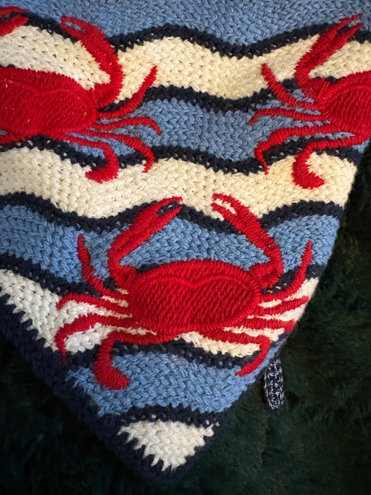 Piper K Hair Crab Scarf Triangular Head Wrap New with Tags FREE Shipping