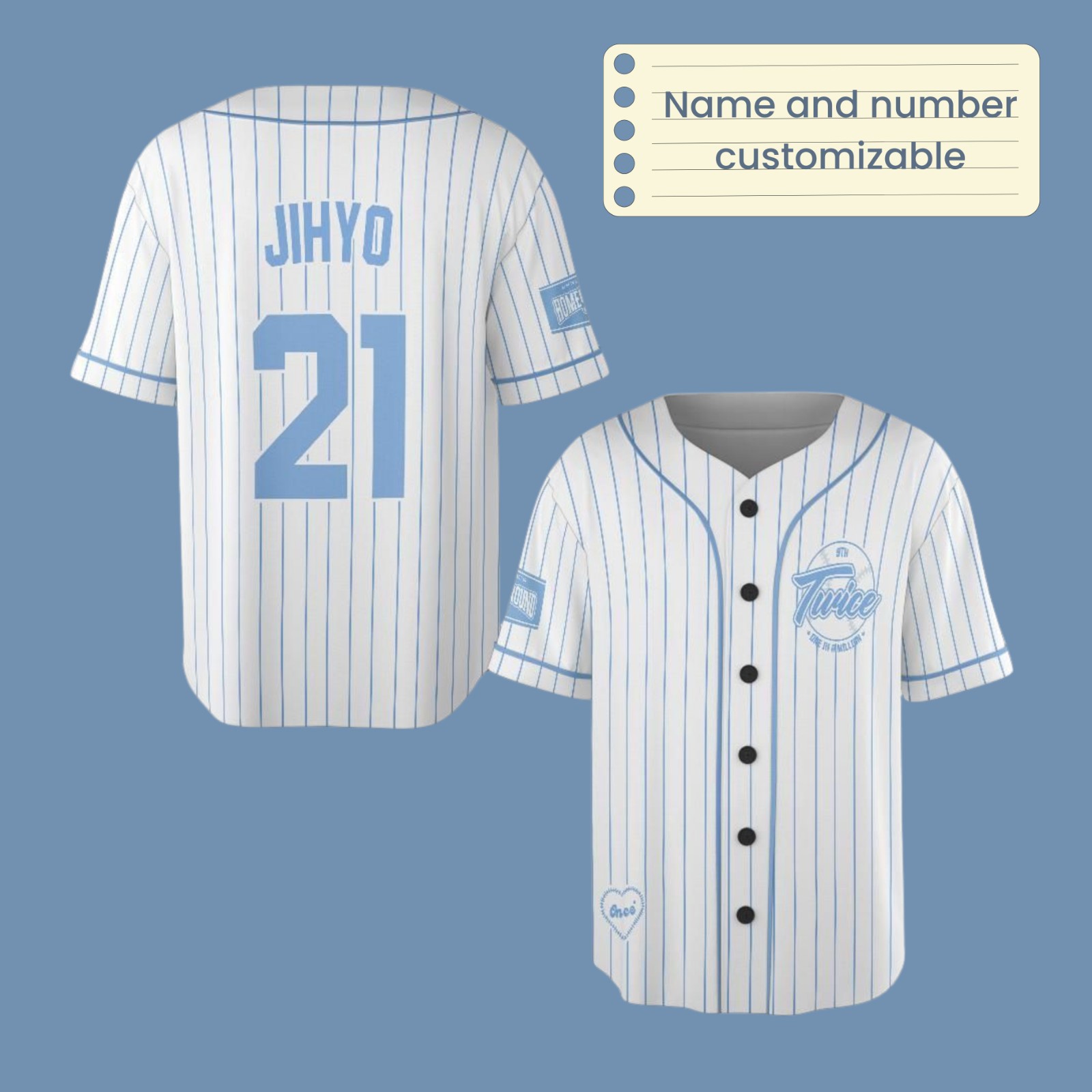 TWICE HOME 9TROUND Baseball Jersey