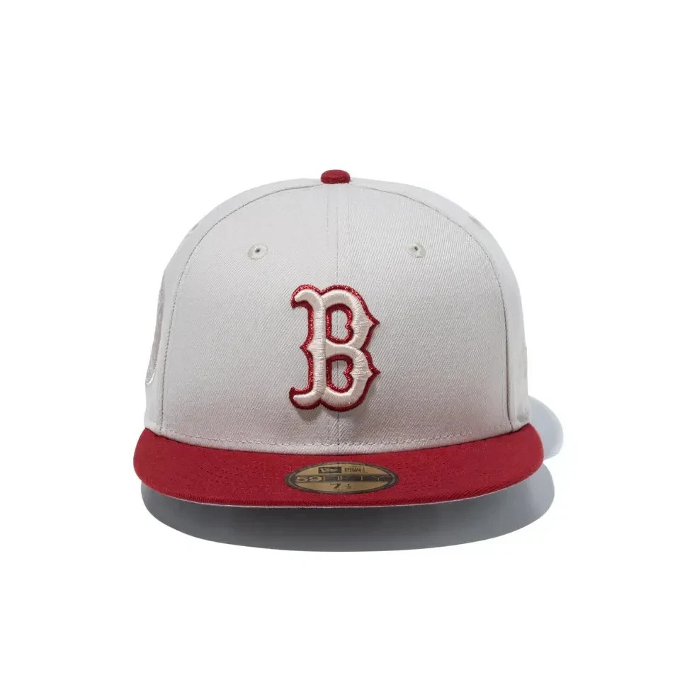 New Era 59FIFTY Rising Sun MLB Boston Red Sox Stone Red Unisex 15087746