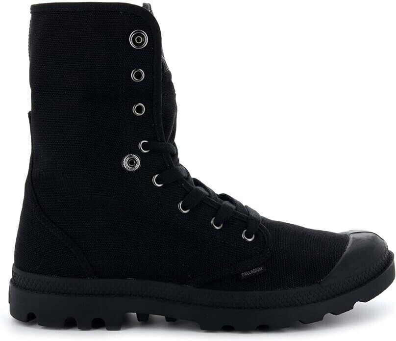 Palladium Women’s Black Baggy Foldover Lace-Up Boots