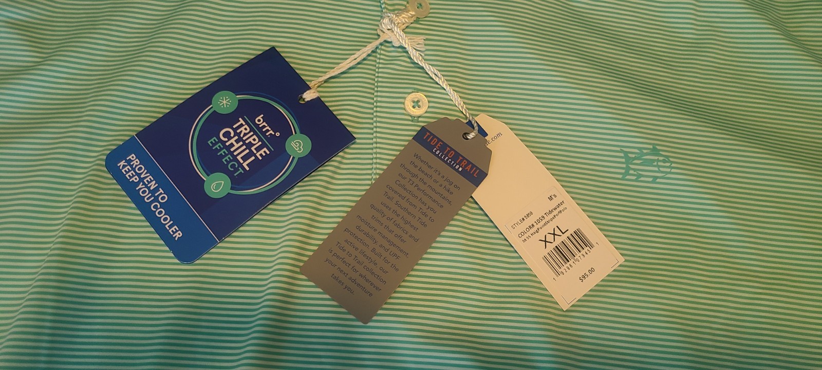 Southern Tide Men’s 2XL brrr-eeze Performance Polo NWT older model