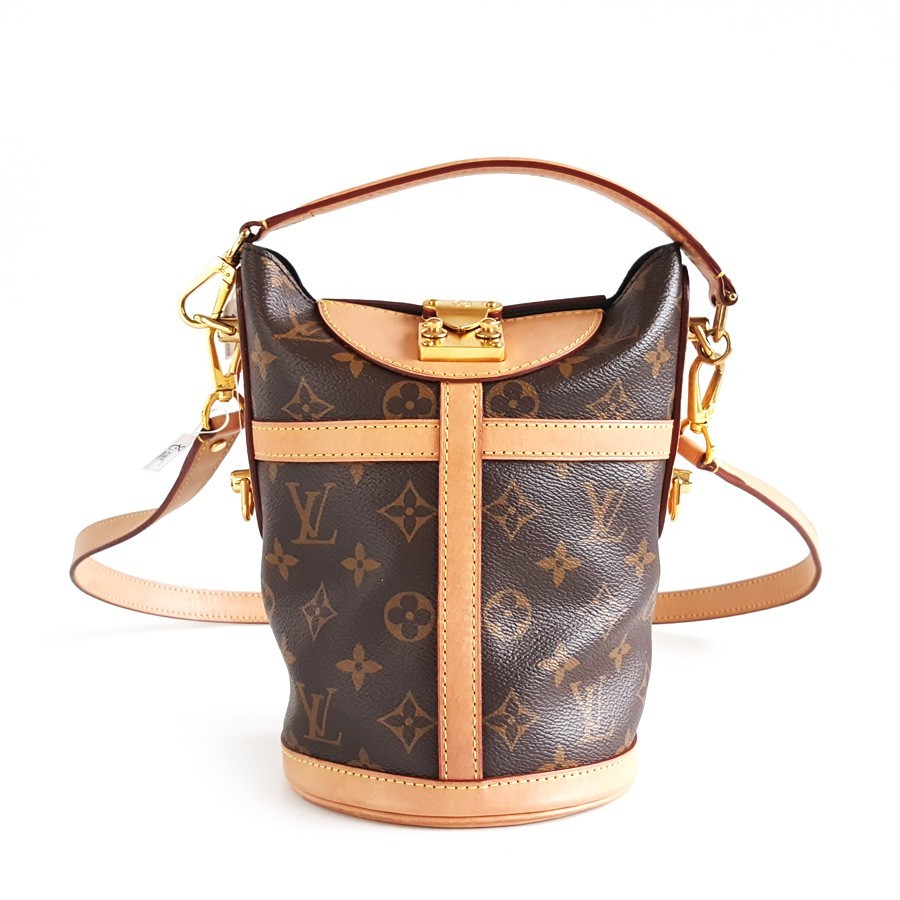 Louis Vuitton Pommes Frites bag Duffle brown monogram top handle shoulder bag