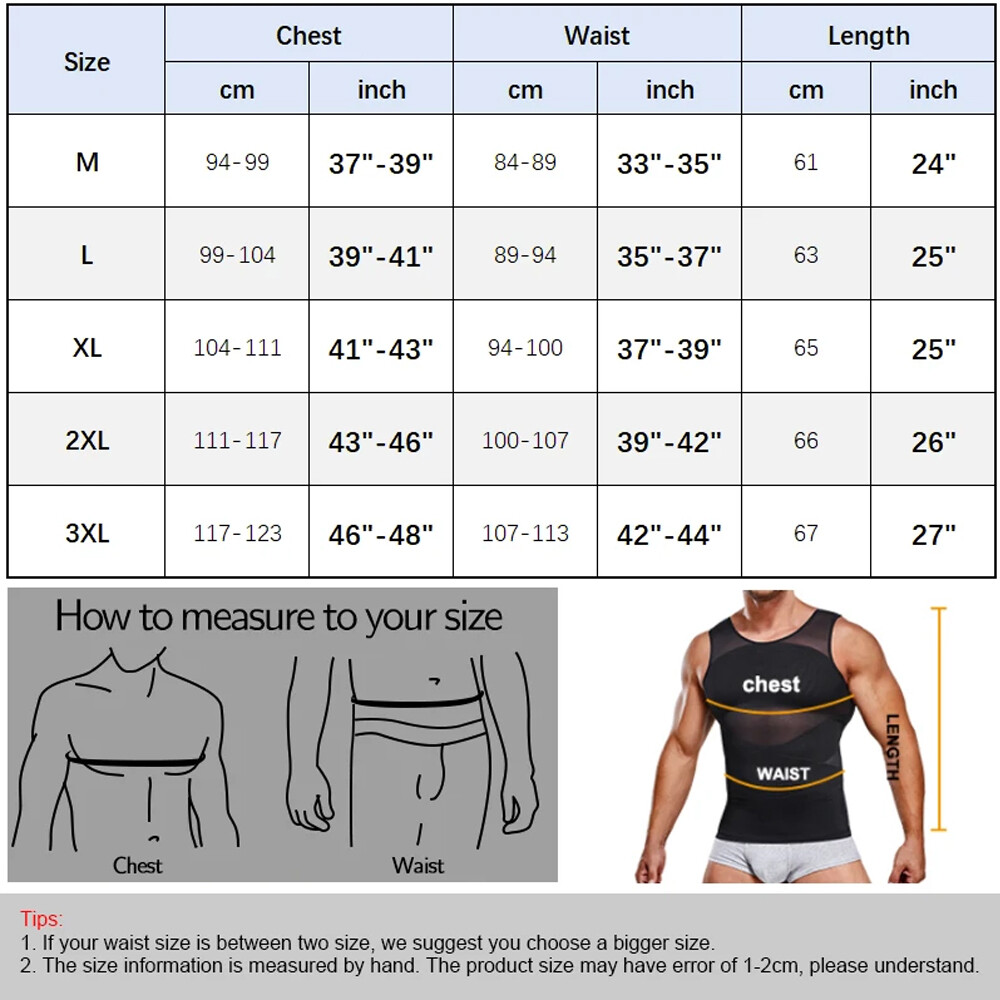 Fajas Colombianas para Hombres Men BODY SHAPER ABDOMEN CONTROL Slimming Girdles