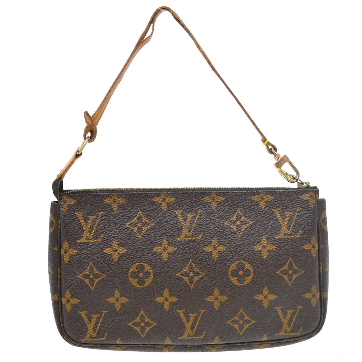 Best05 LOUIS VUITTON MONOGRAM POCHETTE ACCESSOIRES HANDBAG M51980 AR1908 BQ00494