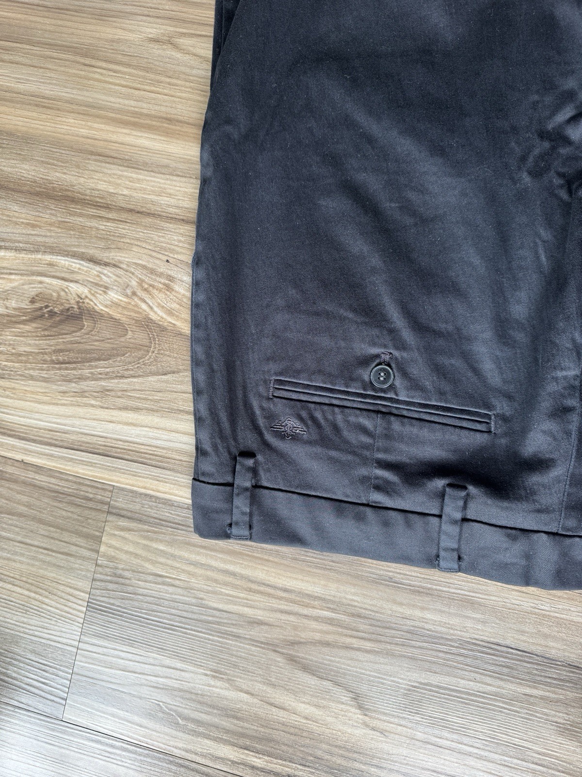 Dockers Flex Comfort Chino Pants Men’s 36×30 Black Stretch Casual Flat Front
