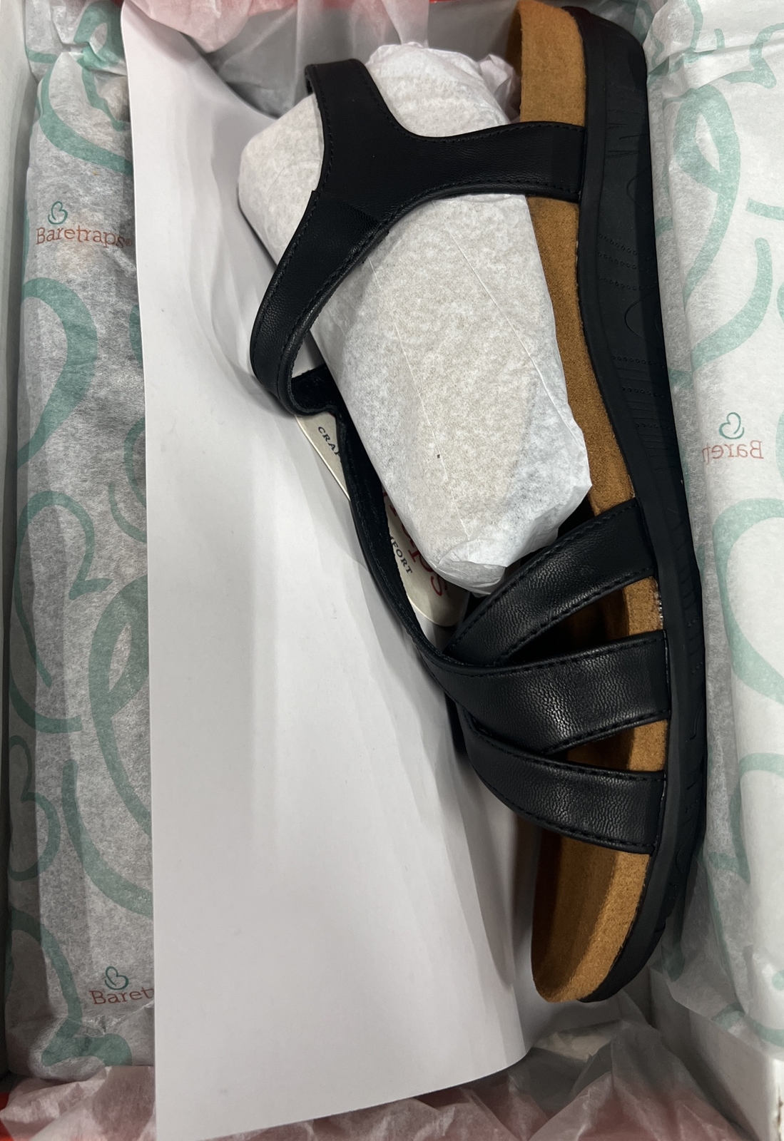 BareTraps JAXEN Sandals Women’s Size 9M, Black/Brown