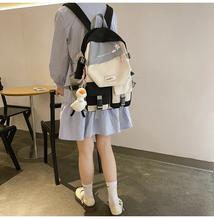 Fullmetal Alchemist Backpack School Bag Cartoon Laptop Travel Rucksack Outdoor
