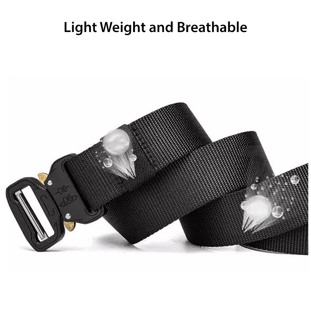 Men’s Casual Military Tactical Belt Army Security Adjustable Quick Release Belt