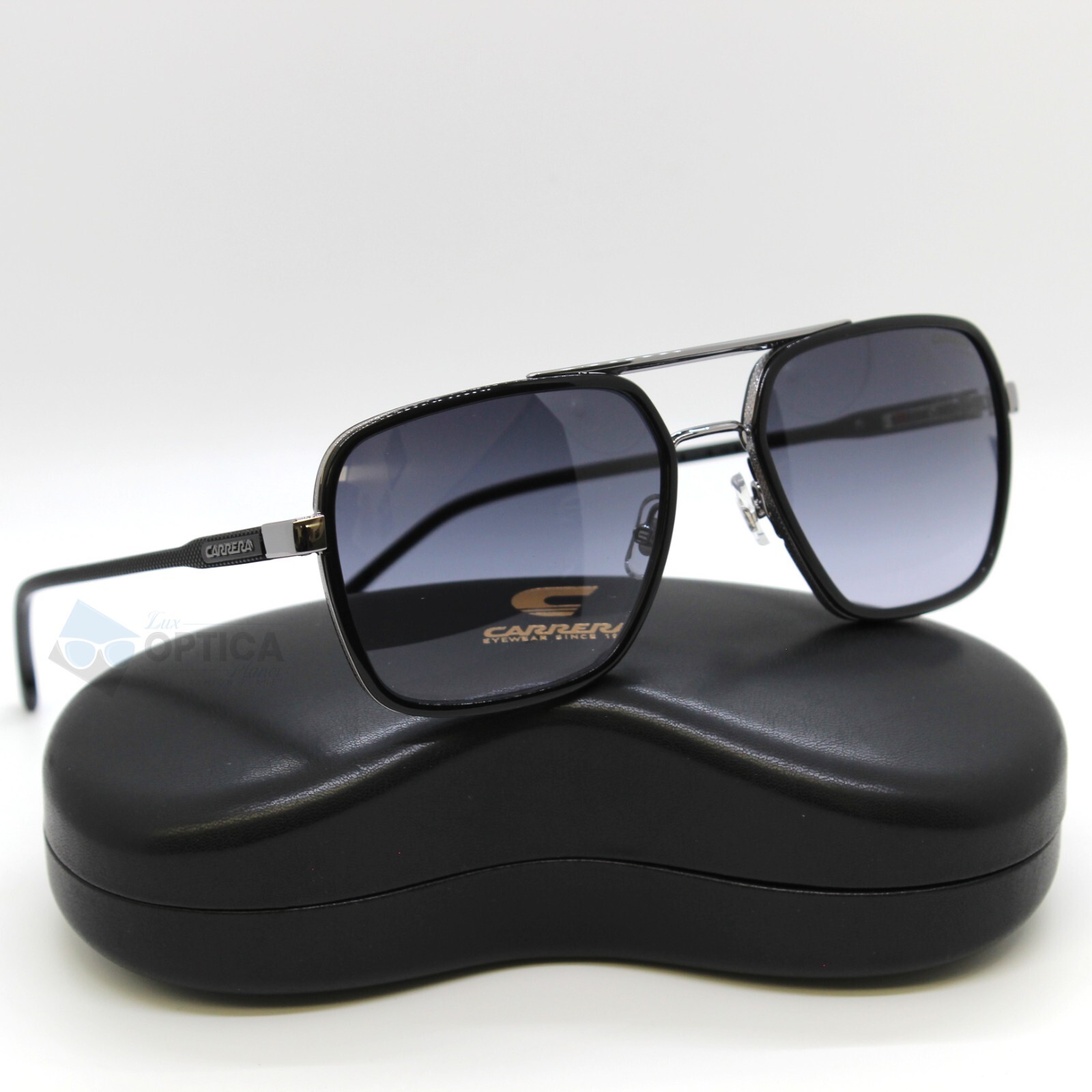 NEW Carrera 256/S Polarized Sunglasses Black / Grey 85K – 58mm Authentic