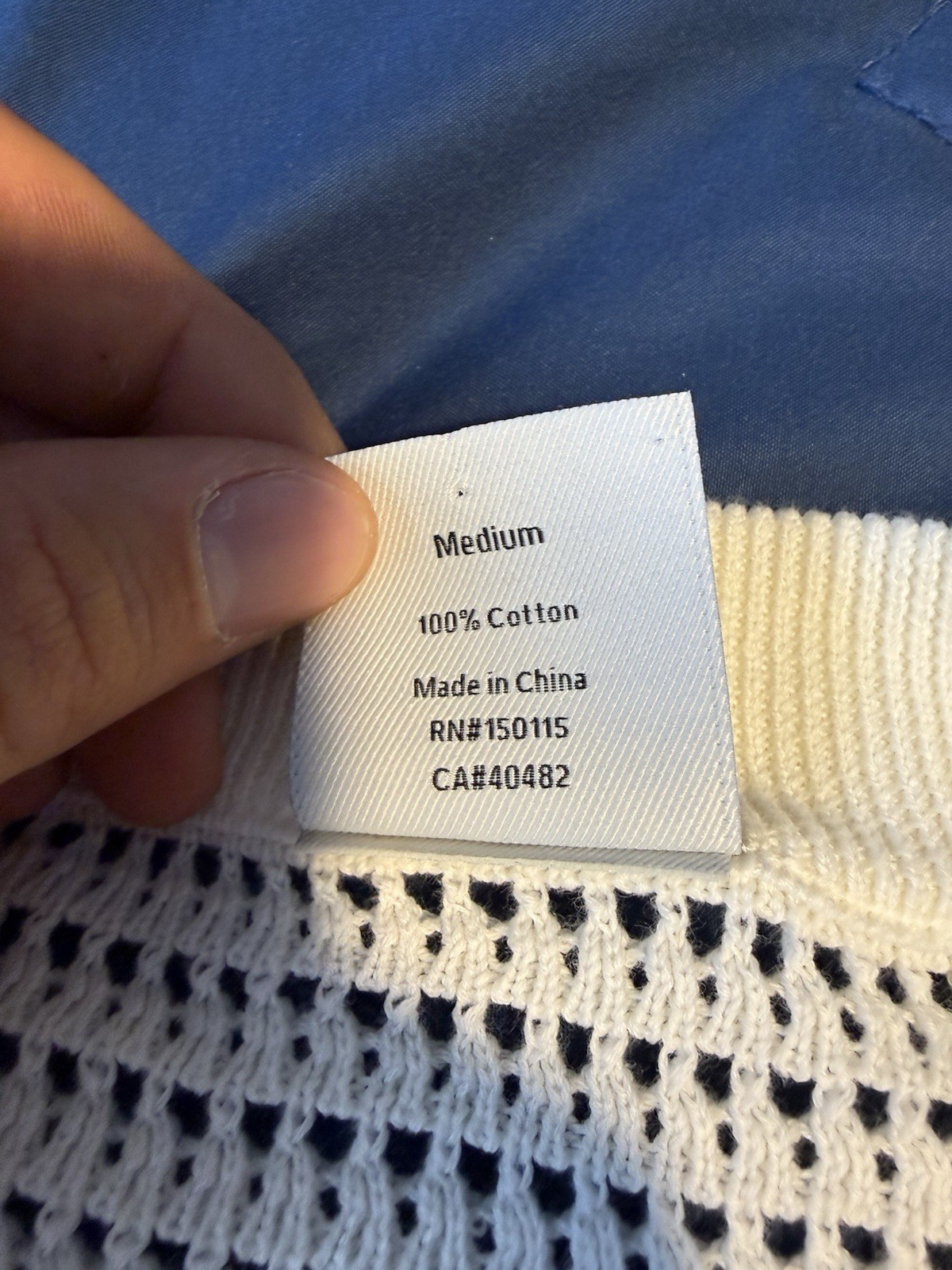 Varley Callie Knit Top M Egret Cream Medium Women’s Button Short Sleeve Shirt