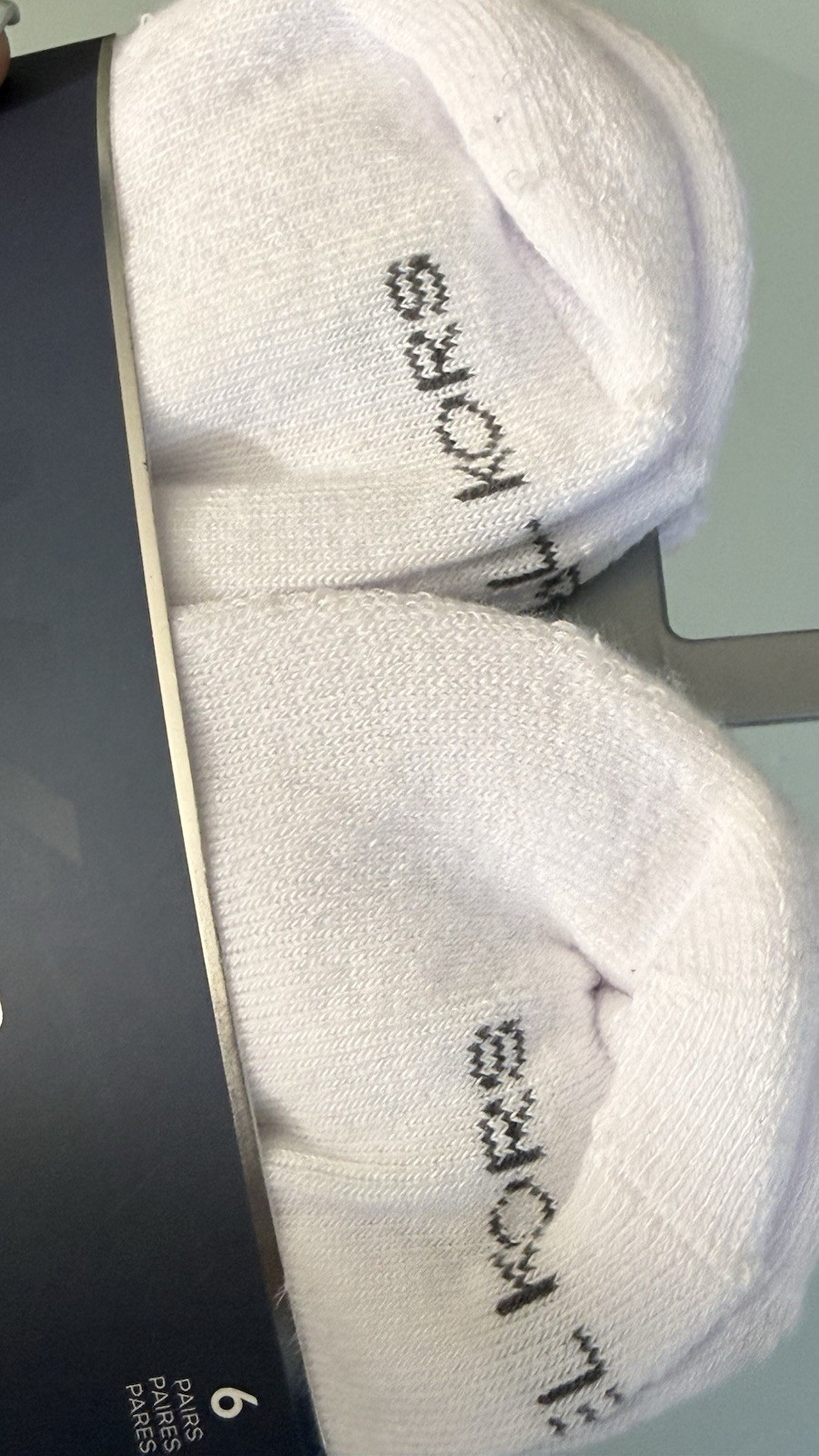 Michael Kors Men’s Cushioned Low Cut Socks 6 Pair Pack White One Size NWT