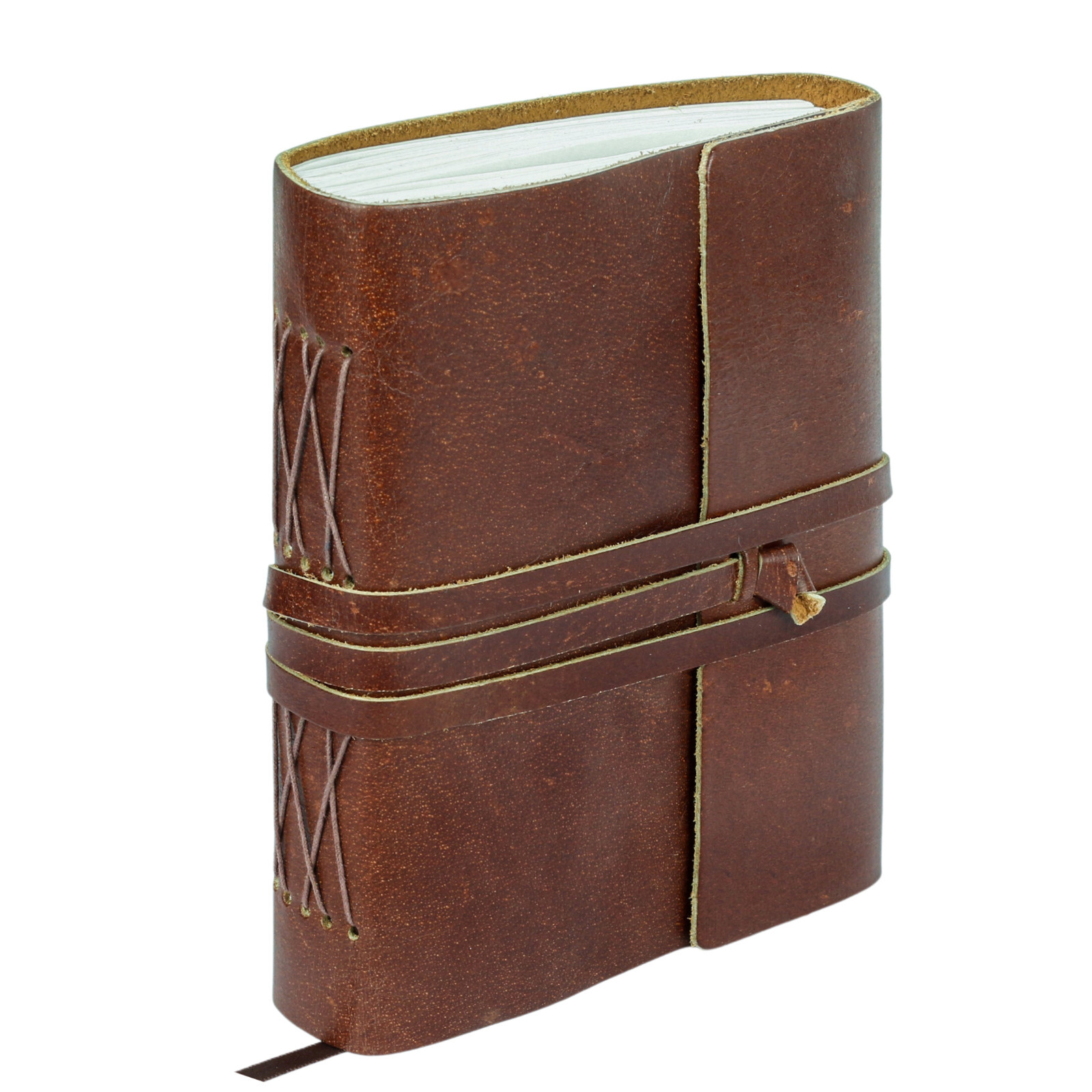 Handmade Leather Journal/Writing Notebook Diary Unlined Paper writing pad gift