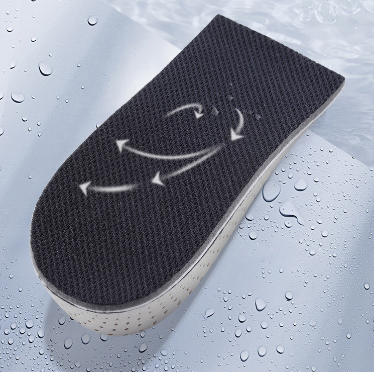 Unisex Heel Lift Insert Shoe Pad Cushion Authentic Shoe Insoles Height 3.8cm