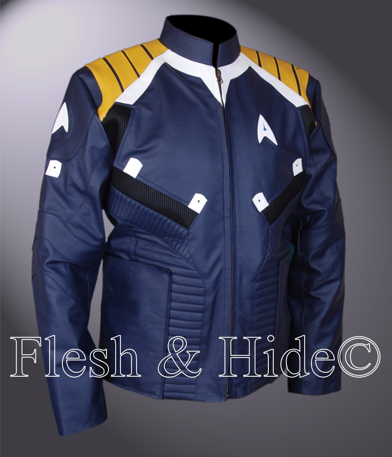 Dark Blue Chris Pine Star Trek Beyond Captain Kirk Jacket