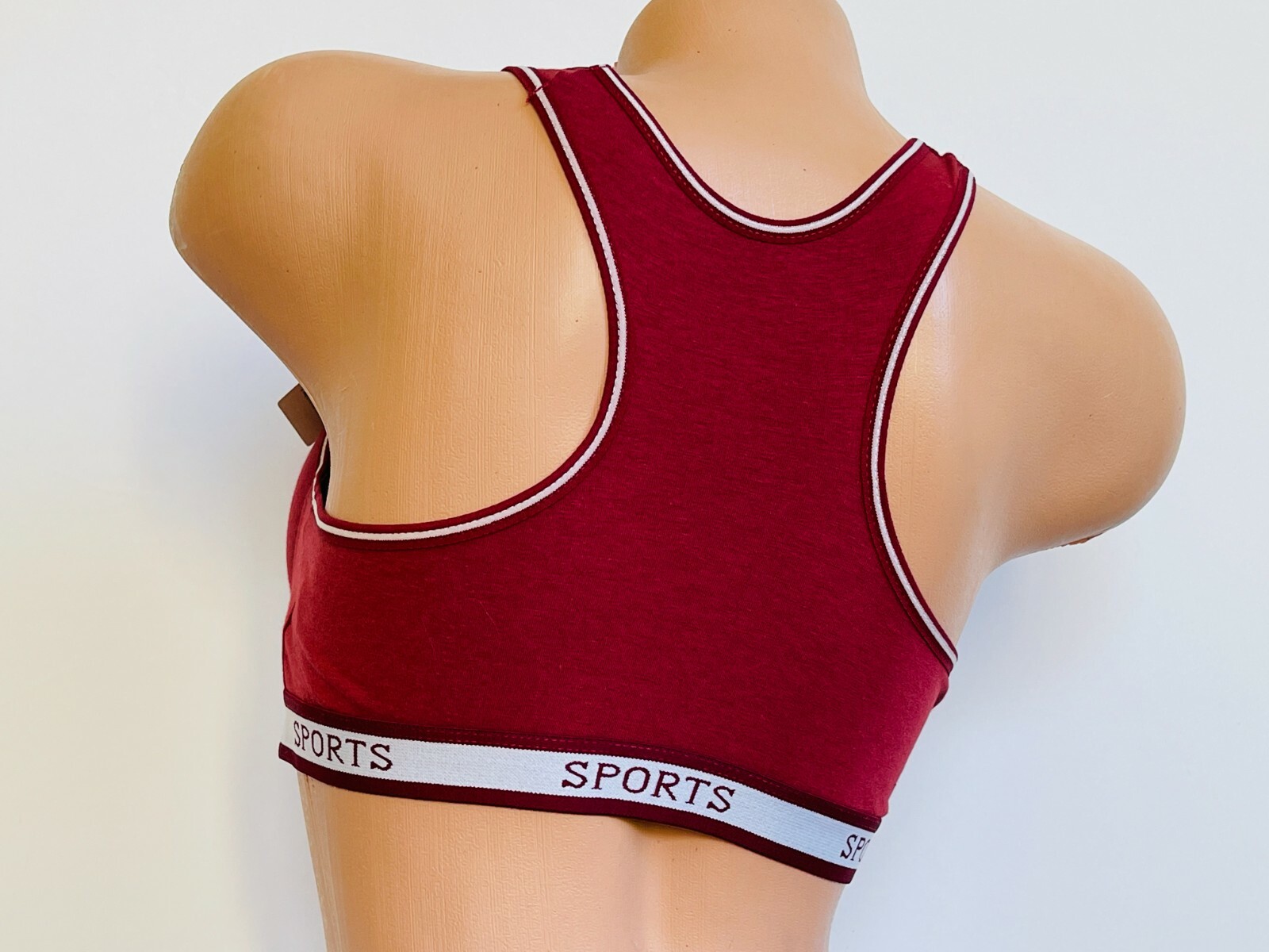 3/6 Pack Racerback Sports Bra Women’s High Impact Running Yoga Workout Bras 6826