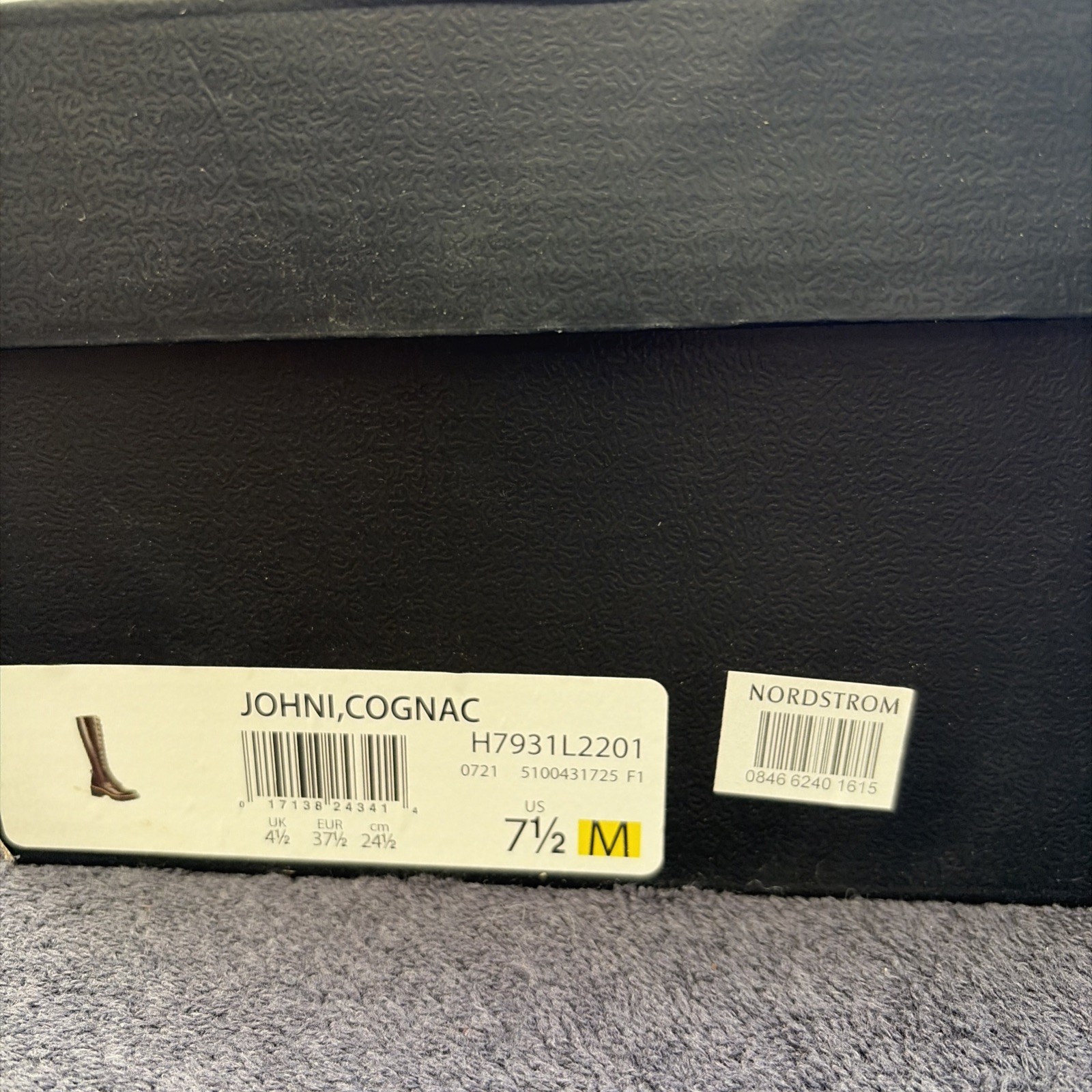 naturalizer Johni Cognac Lace Up womens boots 7.5