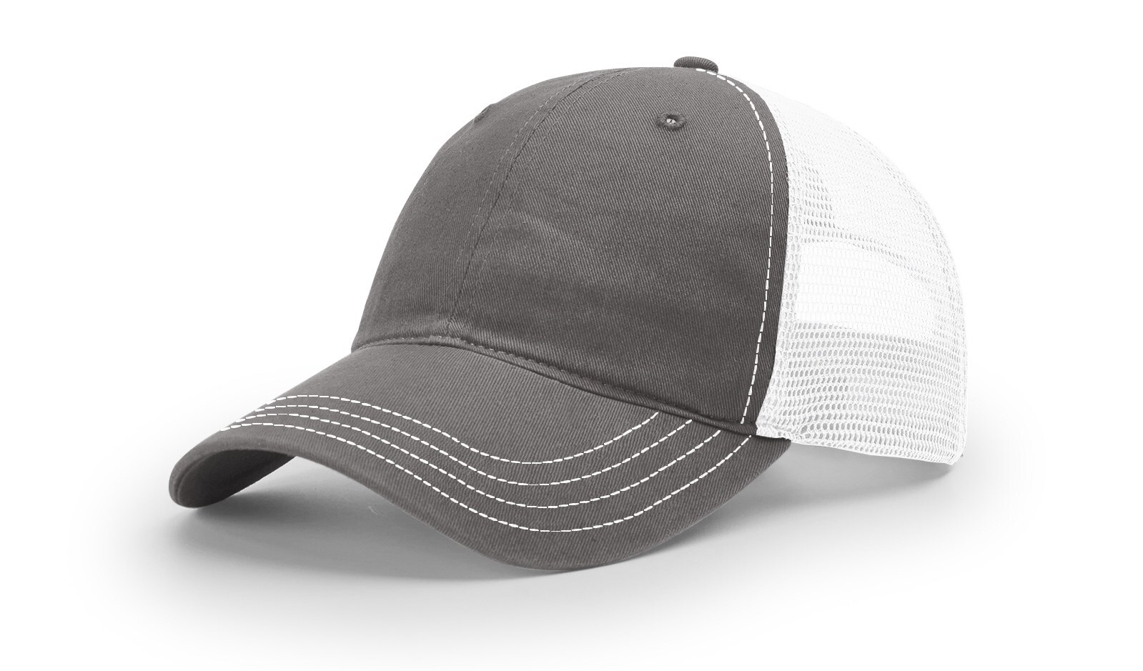 Richardson 111 Garment Washed Trucker Hat Unstructured Mesh Back Relaxed OSFM