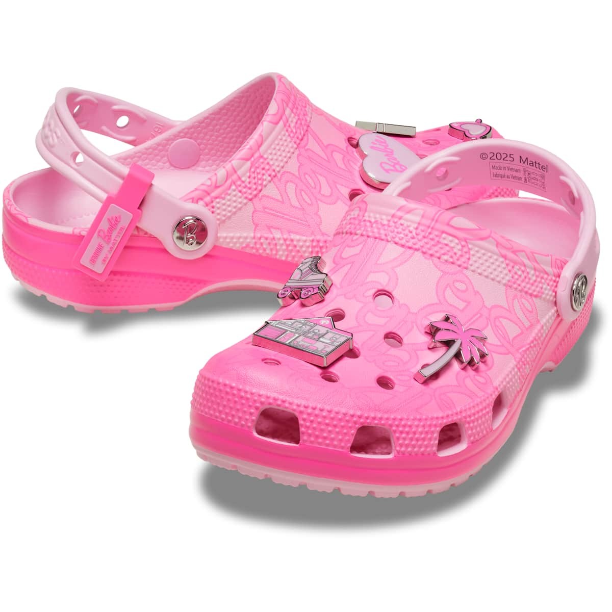 Crocs Adult Mattel Pink Barbie Classic Clogs