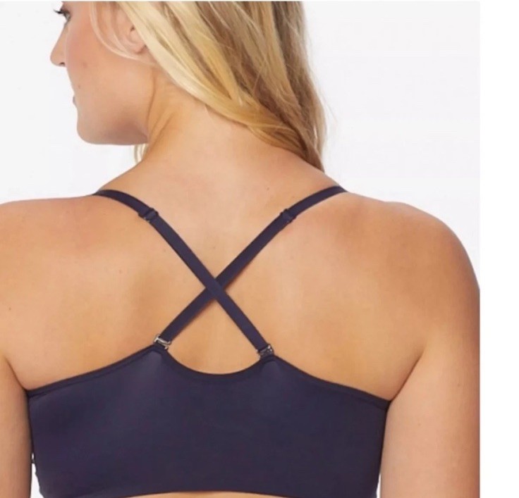 NEW- RUBY RIBBON LACE SECOND SKIN DEMIETTE Black Womens Size 32