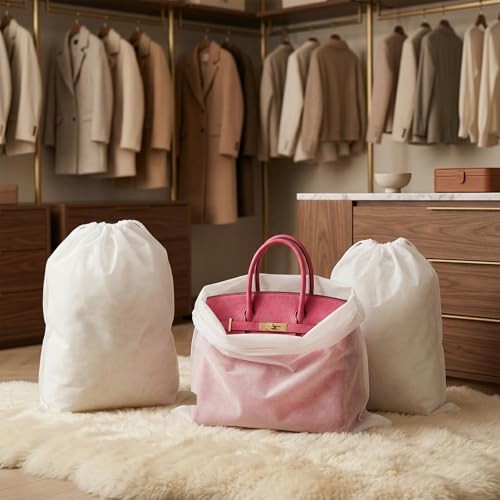 Ouligay 10 PCS Purse Dust Bags for Handbags 19×12.5inch Dust Cover Bag for