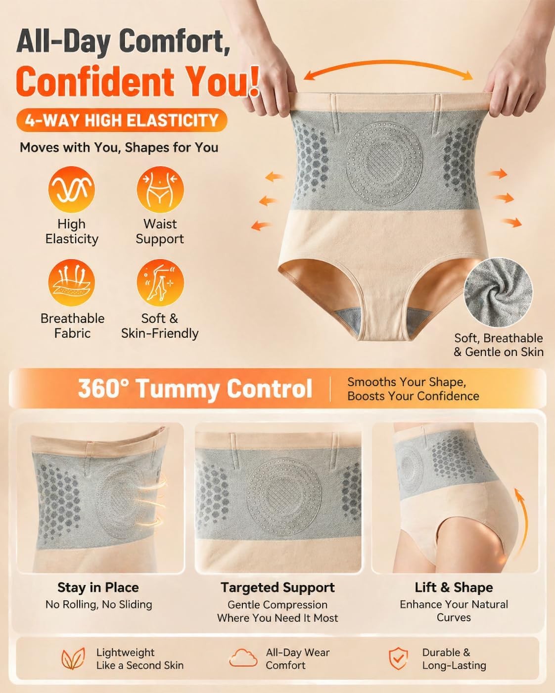 4-in-1 Micro-Particle Sculpting Fat-Burn Shorts