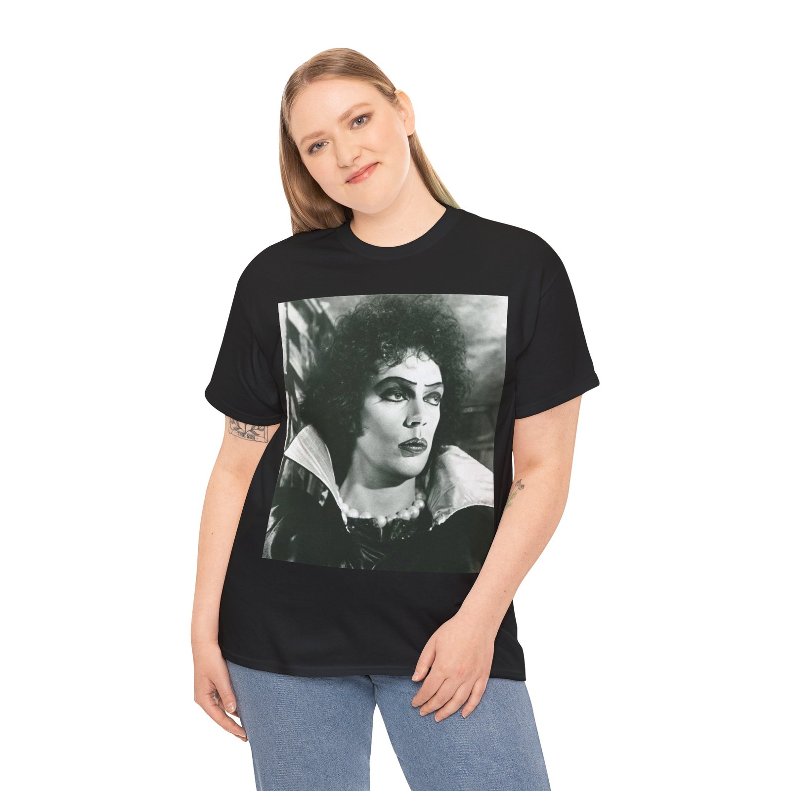 Rocky Horror Show Tim Curry as Frank-N-Furter Unisex Heavy Cotton Tee