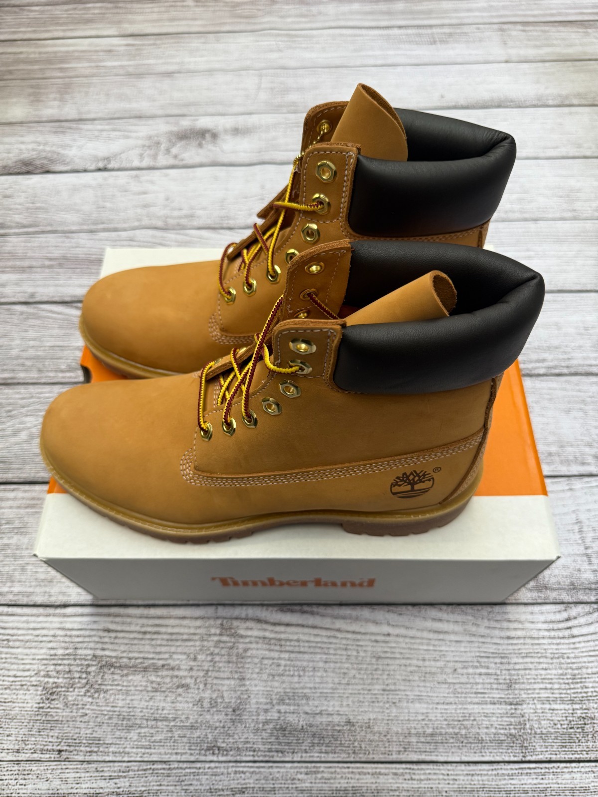 NEW Timberland 6 Inch Boot Wheat Nubuck Premium TB010061-713 Men’s SIZE 9,9.5,11