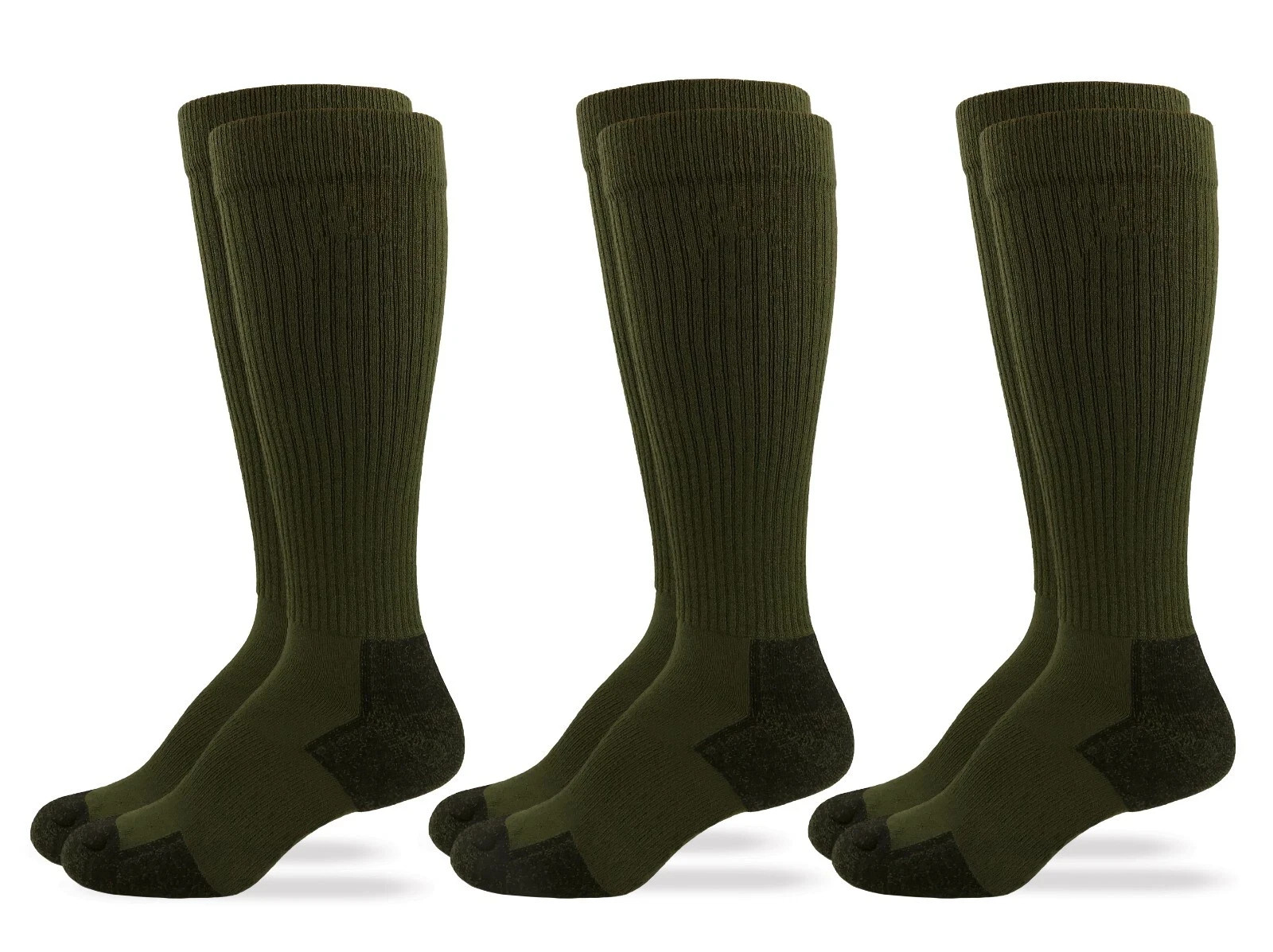 Outdoor Obsession Men’s Insect Shield Over the Calf Sock 3 Pair choose size