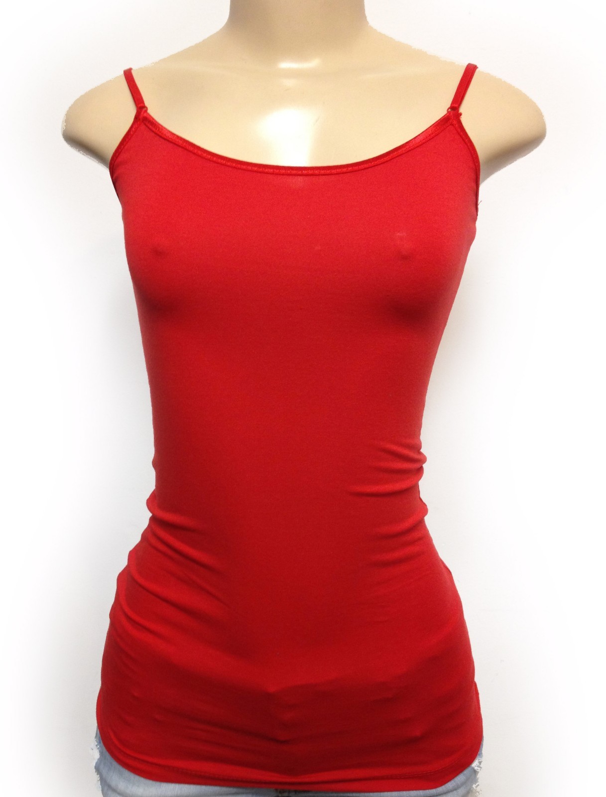 Bozzolo Tank Top Adjustable Spaghetti Strap Cami Junior Plus Size 1X 2X 3X