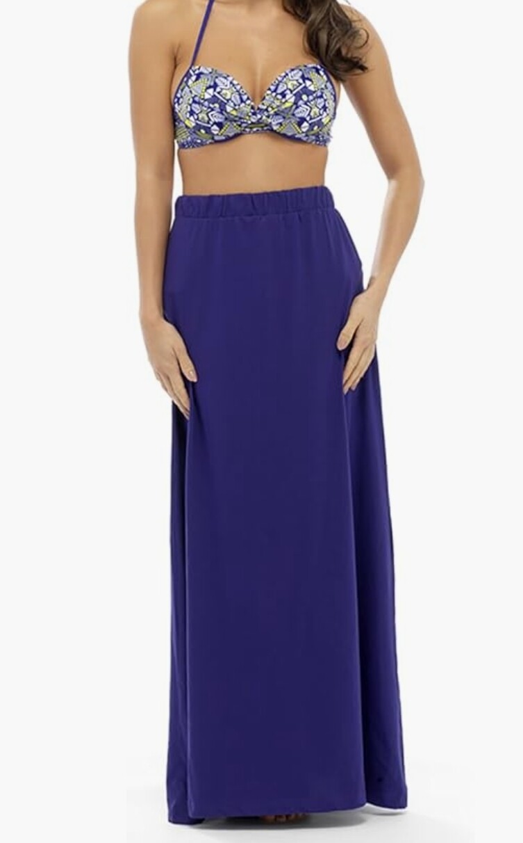 Womens Tom Franks Machine Washable Holiday Light Comfortable Maxi Skirt