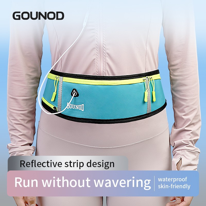 Waterproof Sport Runner Waist Bum Bag Running Jogging Belt Pouch Zip Fanny Pack