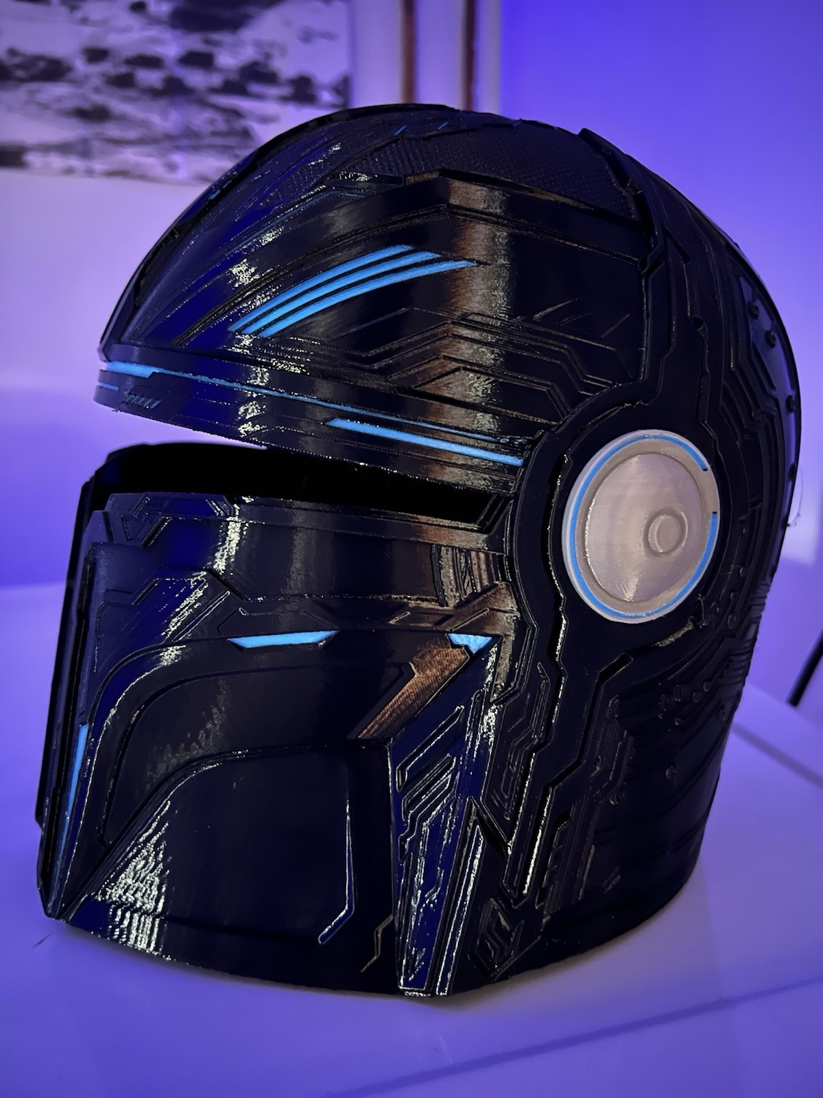 Star Wars Mandalorian/Tron Style Helmet