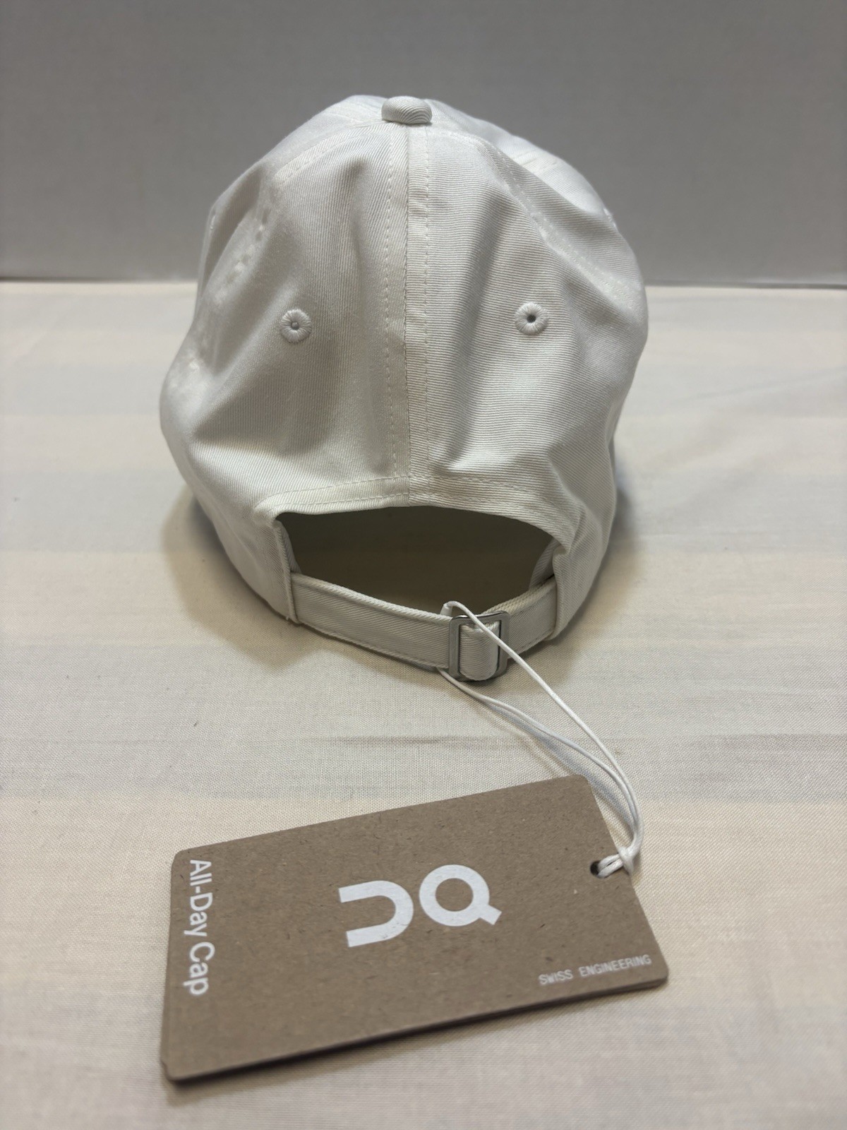 NEW On Cloud Running All-Day Cap Hat Ivory White One Size Organic Cotton NWT