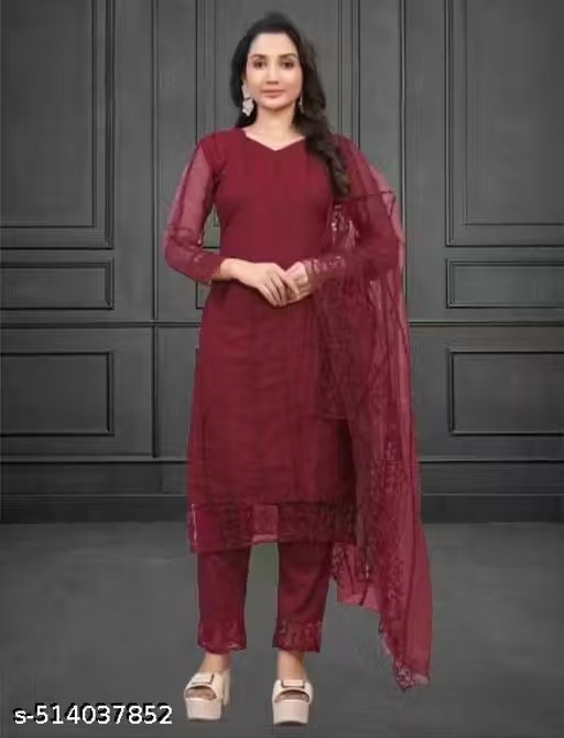Readymad Rayon Kurta/kurti and Pant Set for Women’s Party Festive Outfit Gift