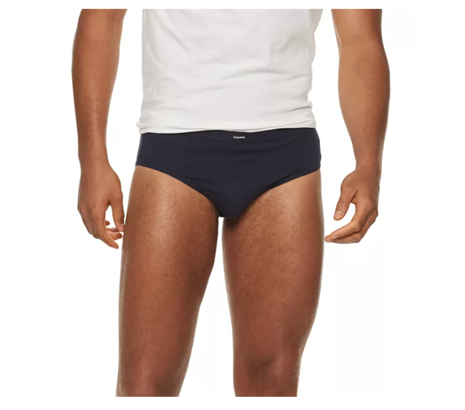 Men’s Equipo 5-Pack Low Rise Briefs (Blue-Black) No Fly Premium Cotton Underwear