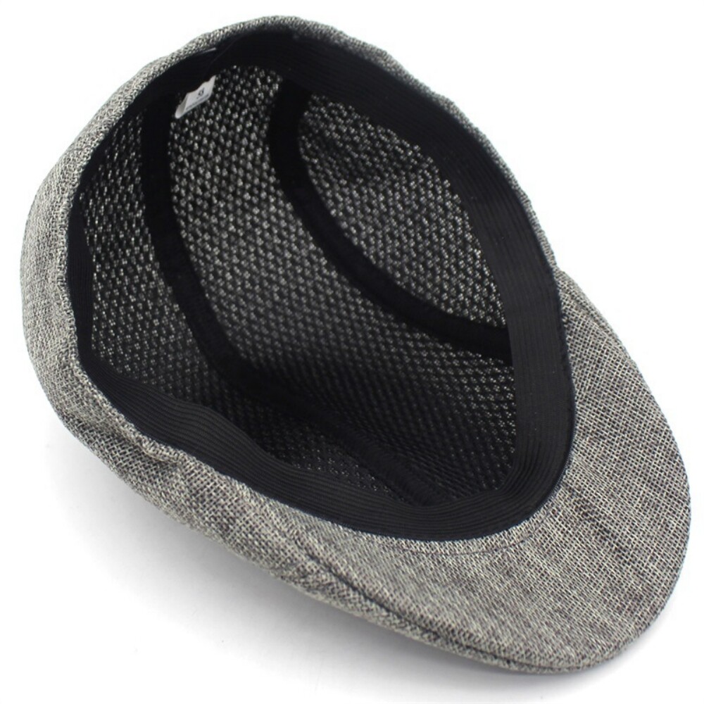 Traditional Irish Flat Cap Flax Ivy Cap for Men Classic Driving Hat Style