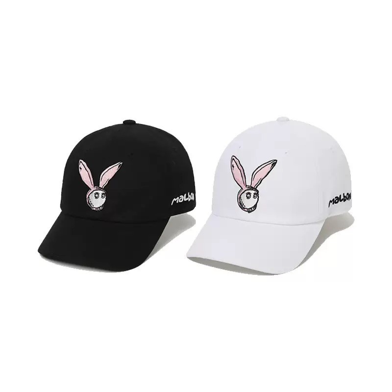 Malbon Golf Bunny Embroidery Baseball Cap Men Women Outdoor Sun Hat Sports Golf