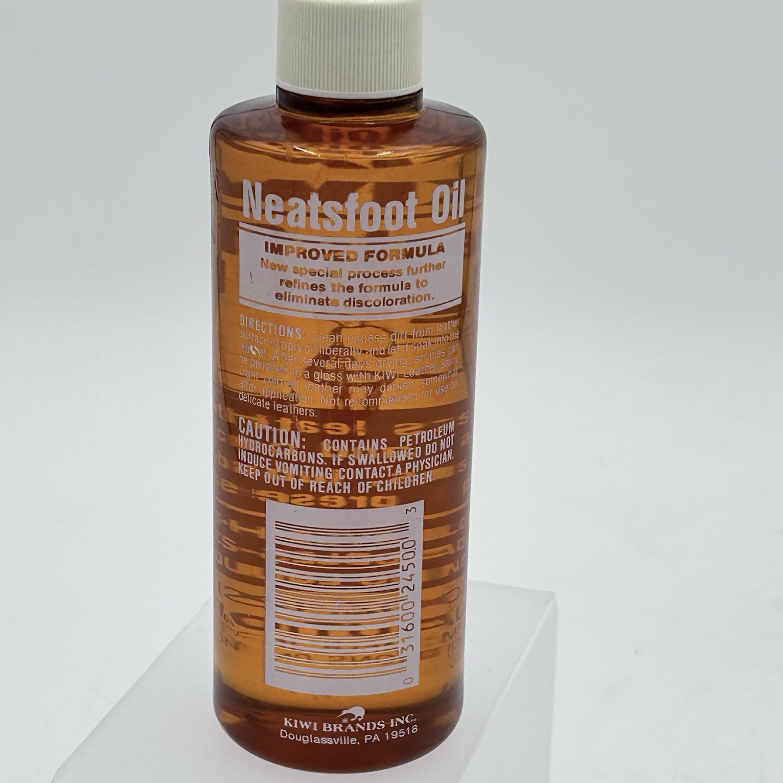Vintage Kiwi Sport Neatsfoot Oil Leather Care Shoes Gloves Saddles New, Sealed