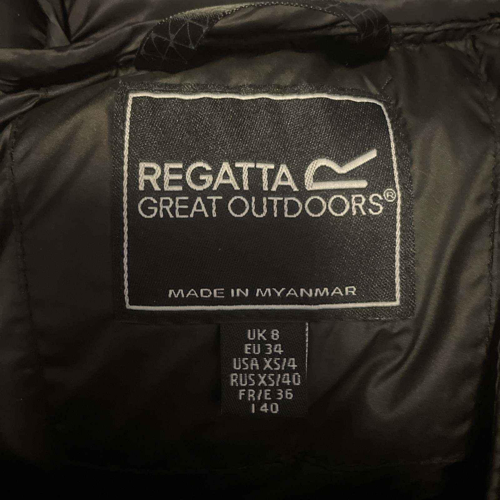REGATTA Women’s Black Dawnby Padded Gilet – New with Tags – UK 8 EU 36 Small