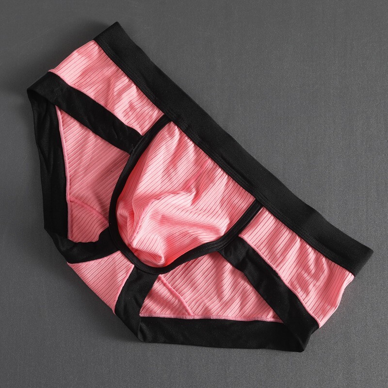 Briefs Men’s Panties Cotton Blend Men Underwear Shorts Korean Low-Rise U Pouch